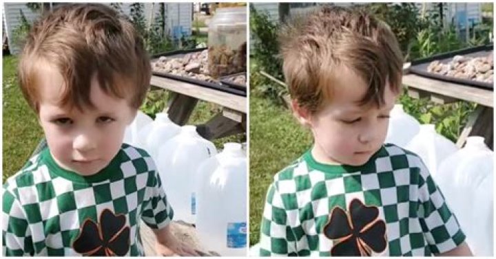 Dad Punishes Son by Making Him Carry One-Gallon Water Jugs