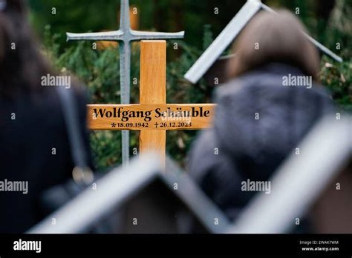 Wolfgang Schuble obituary | Germany |